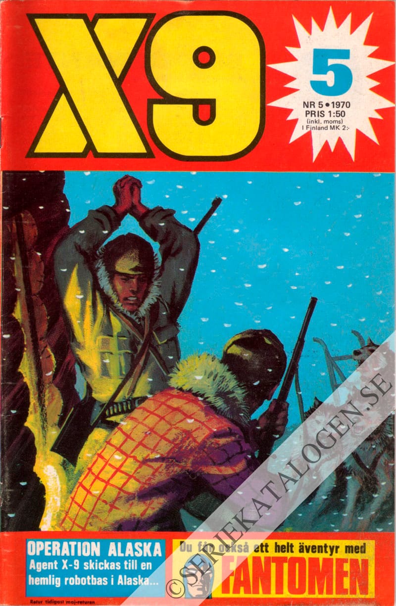 Framsida på X9 #5 (1970)