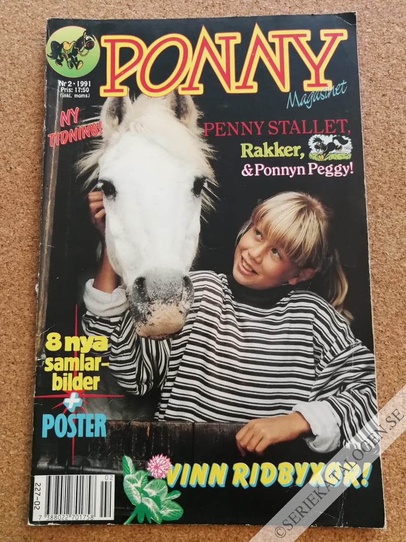 Framsida på Ponny-magasinet #2 (1991)