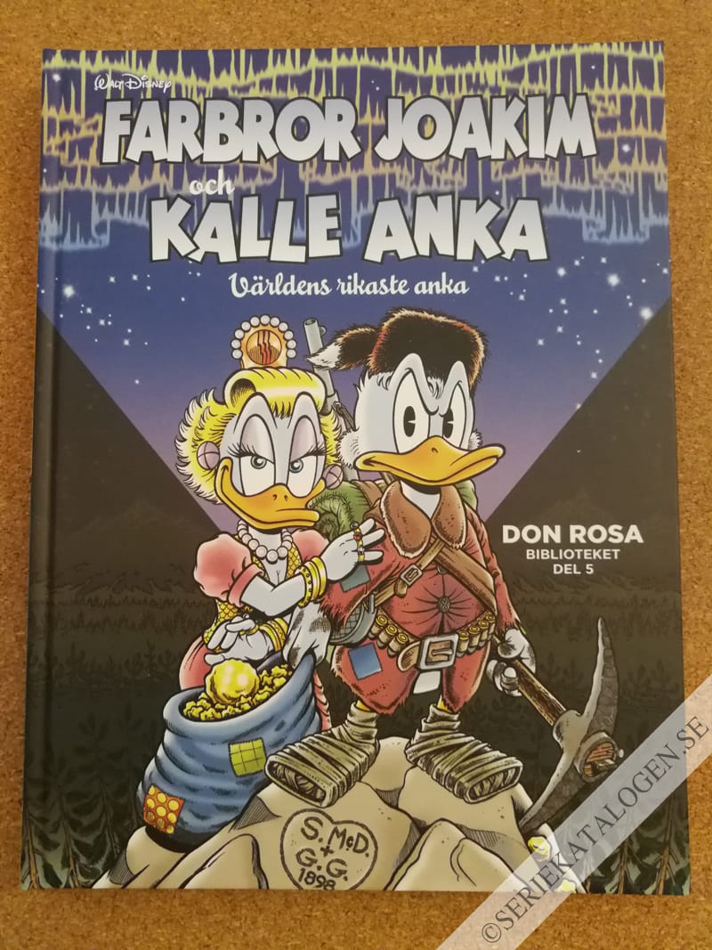 Framsida på Don Rosa-biblioteket Farbror Joakim och Kalle Anka: Världens rikaste anka (2021)