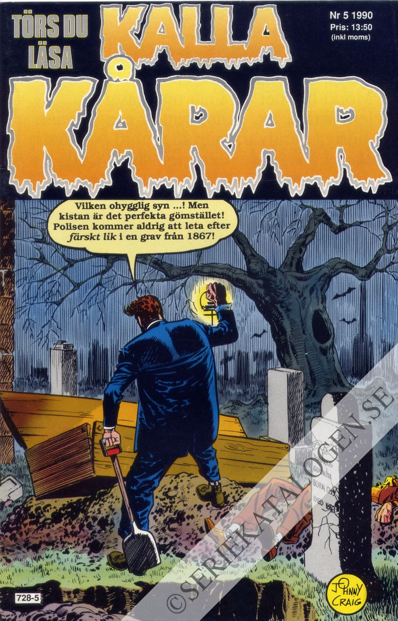 Framsida på Kalla kårar #5 (1990)