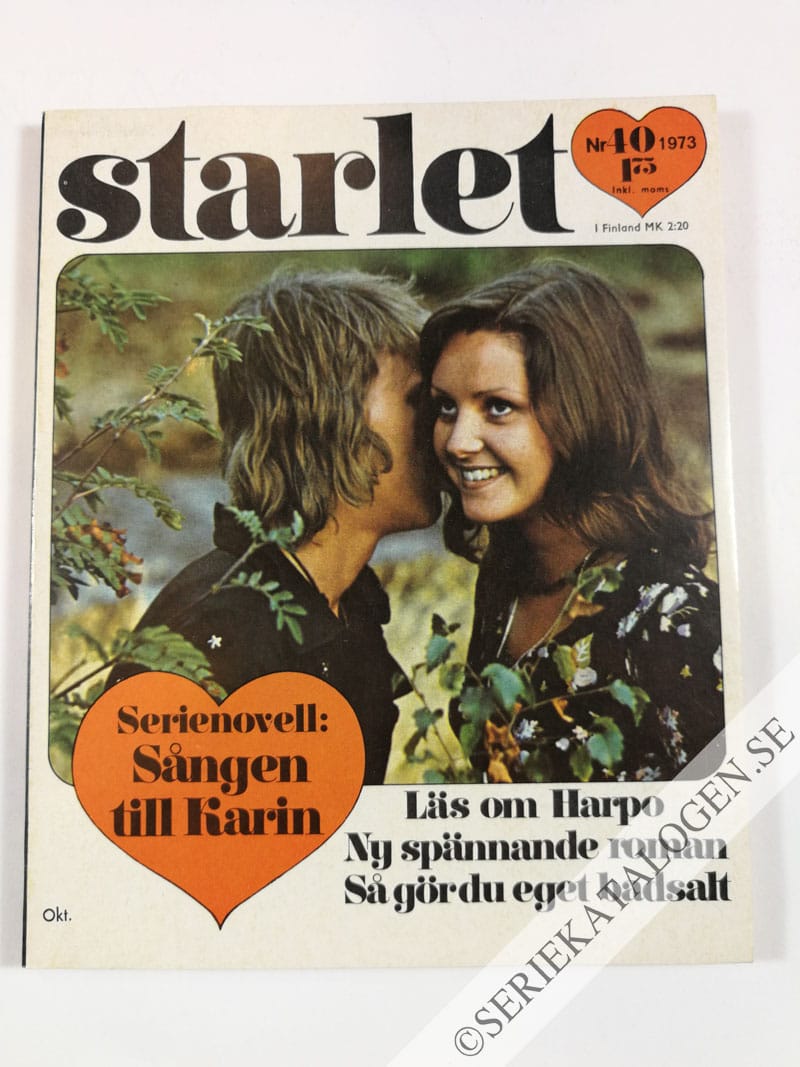 Framsida på Starlet #40 (1973)