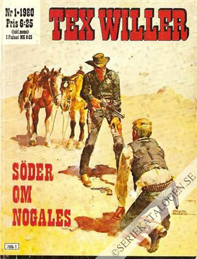 Framsida på Tex Willer #1 (1980)