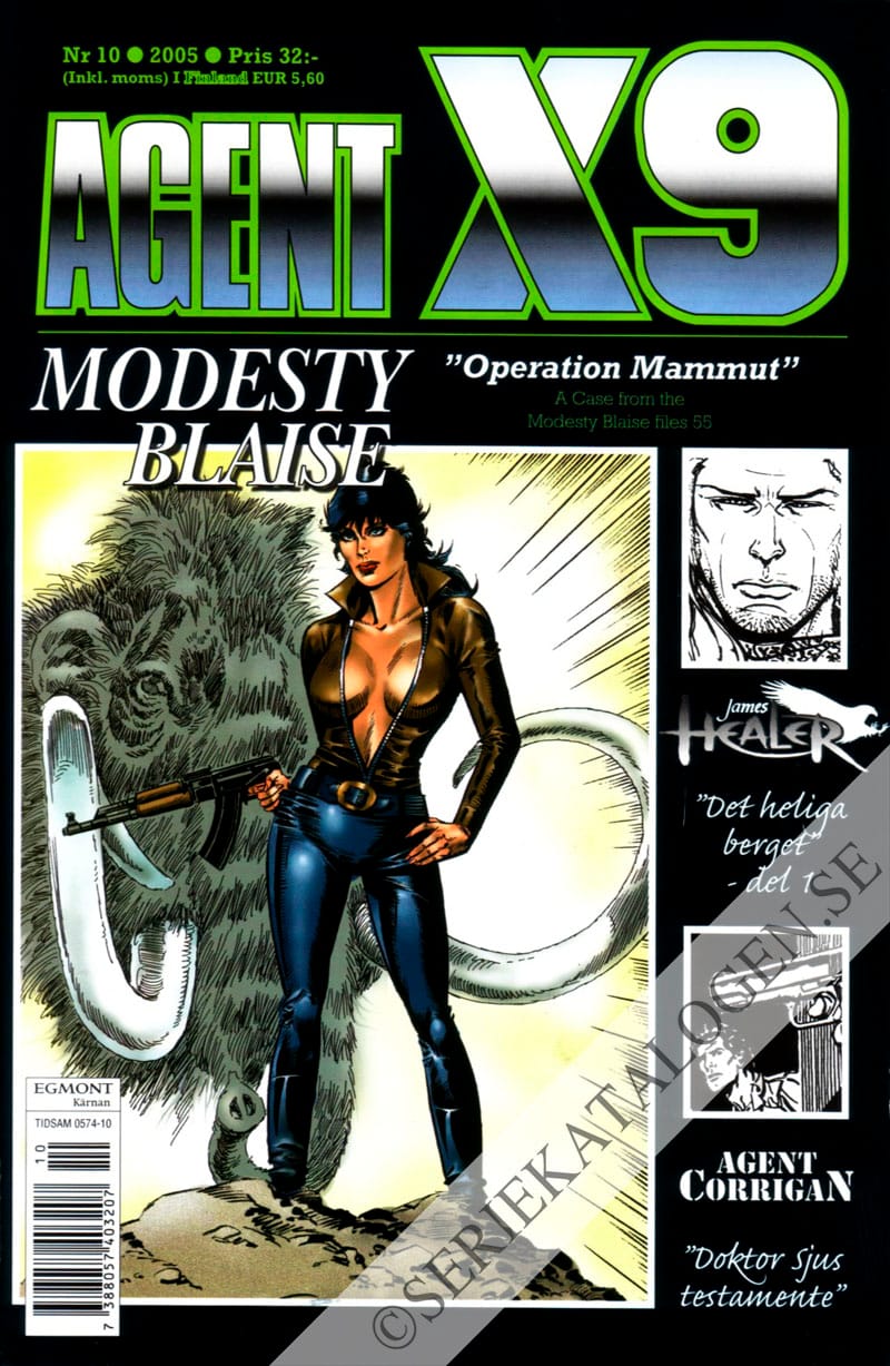 Framsida på Agent X9 #10 (2005)