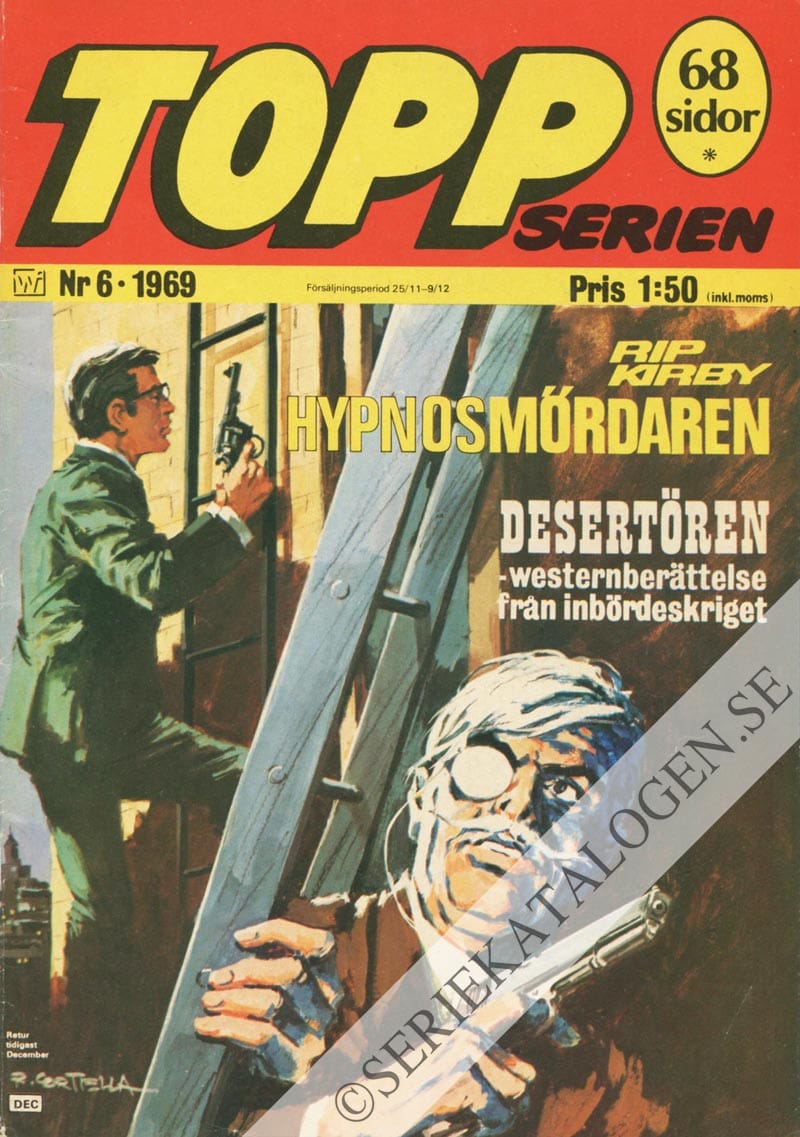 Framsida på Toppserien #6 (1969)