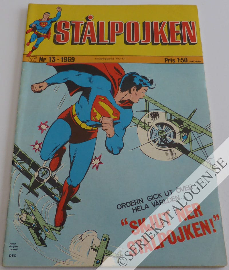 Framsida på Stålpojken #13 (1969)