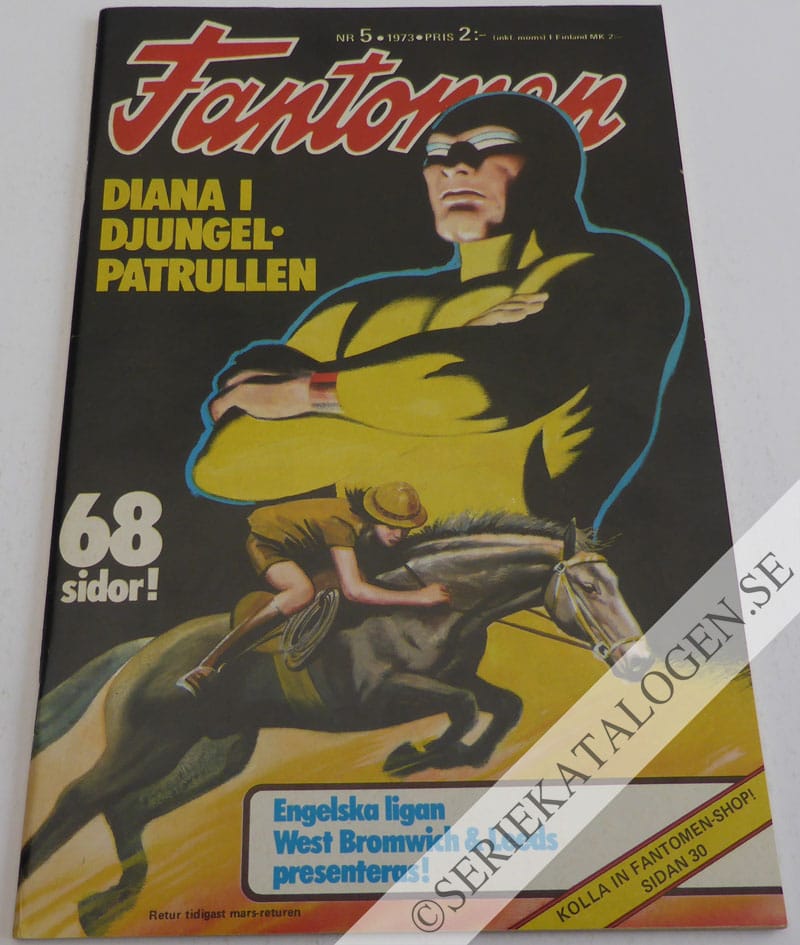 Framsida på Fantomen #5 (1973)