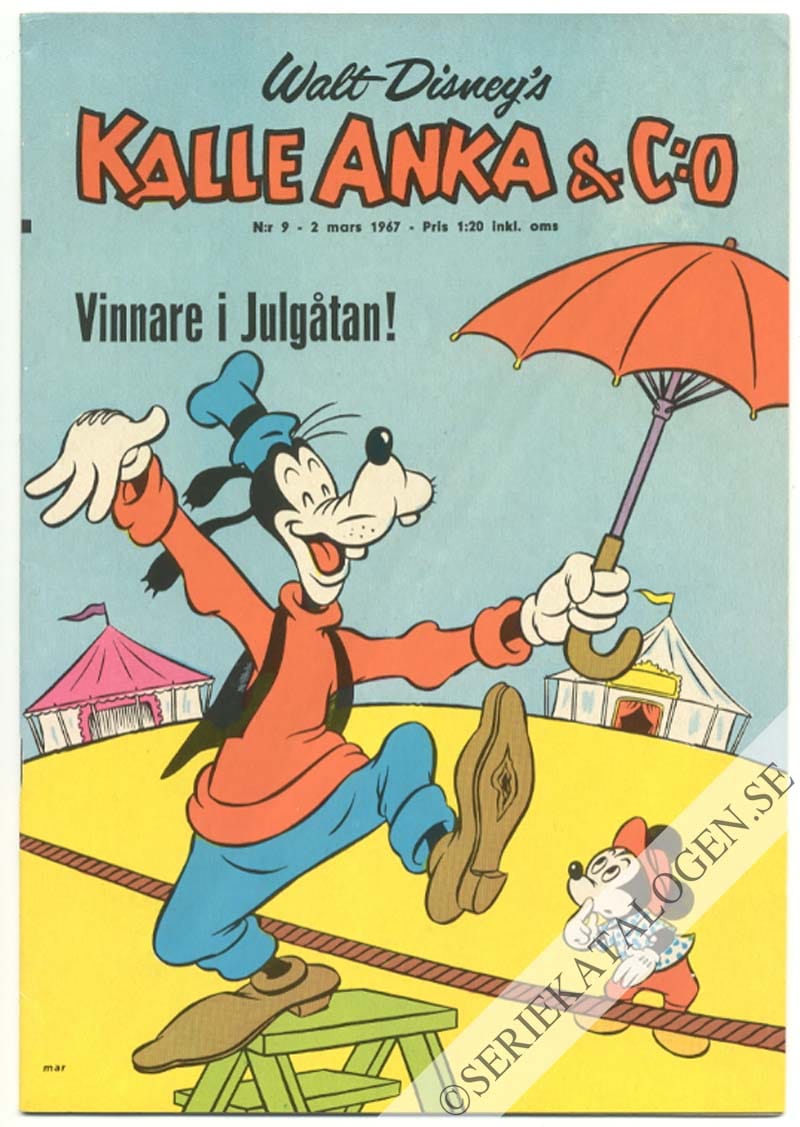 Framsida på Kalle Anka & C:o #9 (1967)