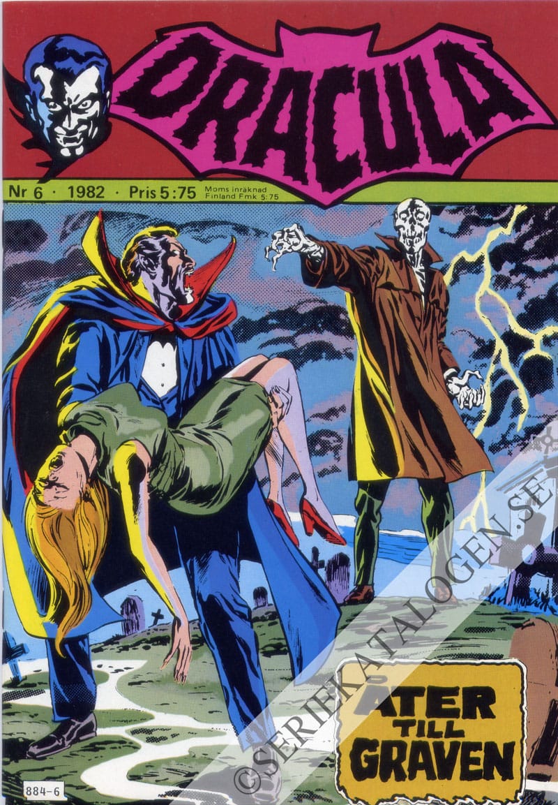 Framsida på Dracula #6 (1982)