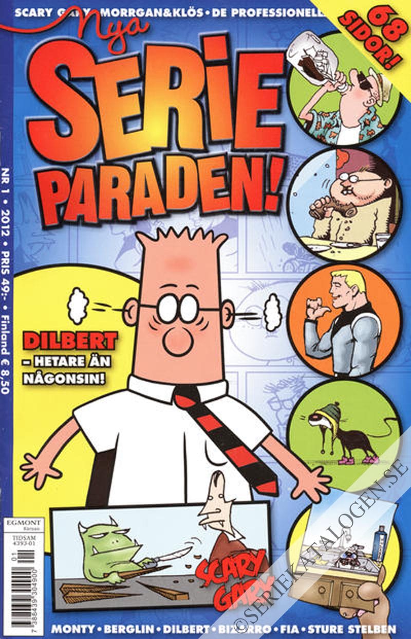 Framsida på Nya Serieparaden #1 (2012)