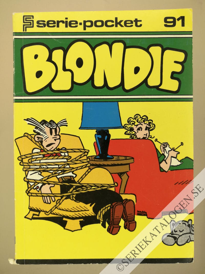 Framsida på Seriepocket #91 - Blondie (1980)