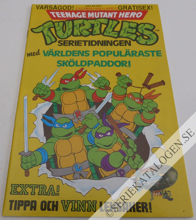 Teenage mutant hero turtles gratistidning (1990)