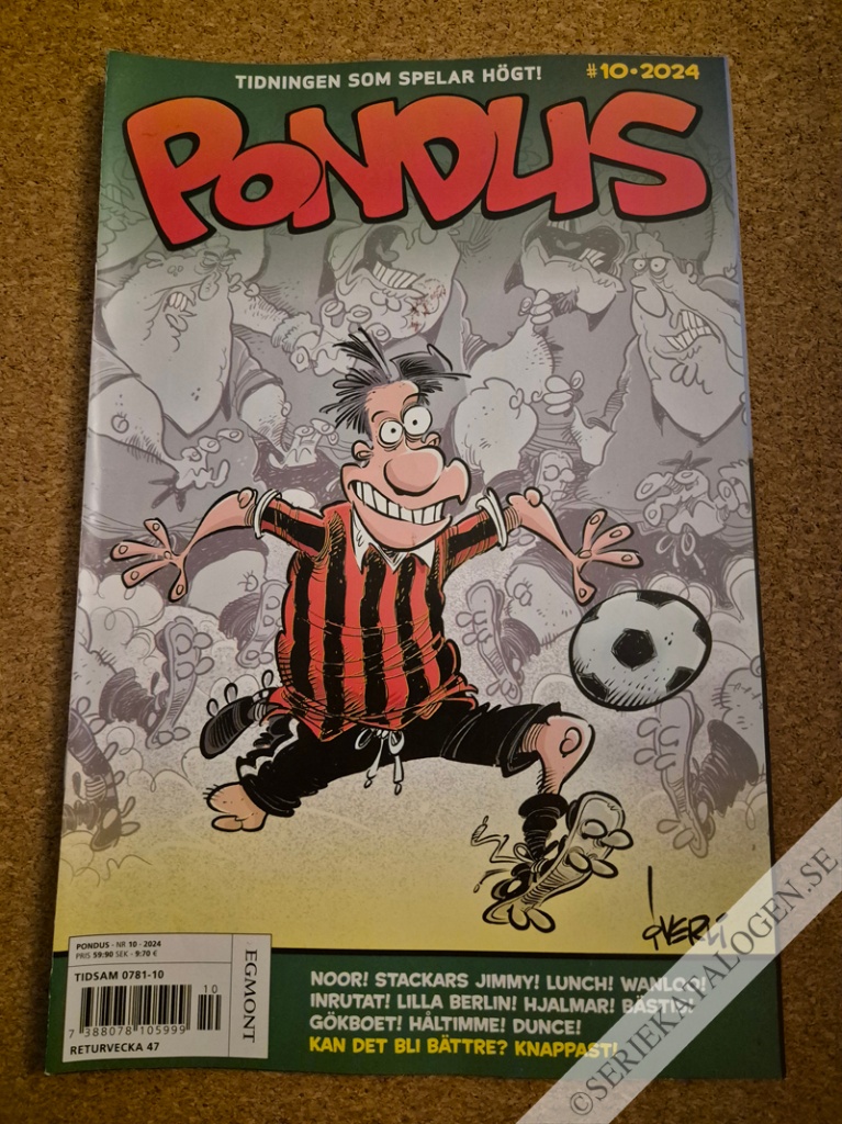 Framsida på Pondus #10 (2024)
