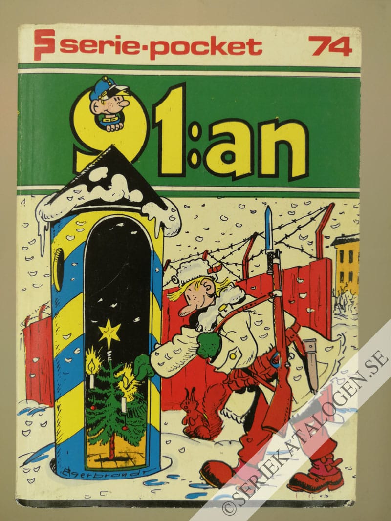 Framsida på Seriepocket #74 - 91:an (1978)