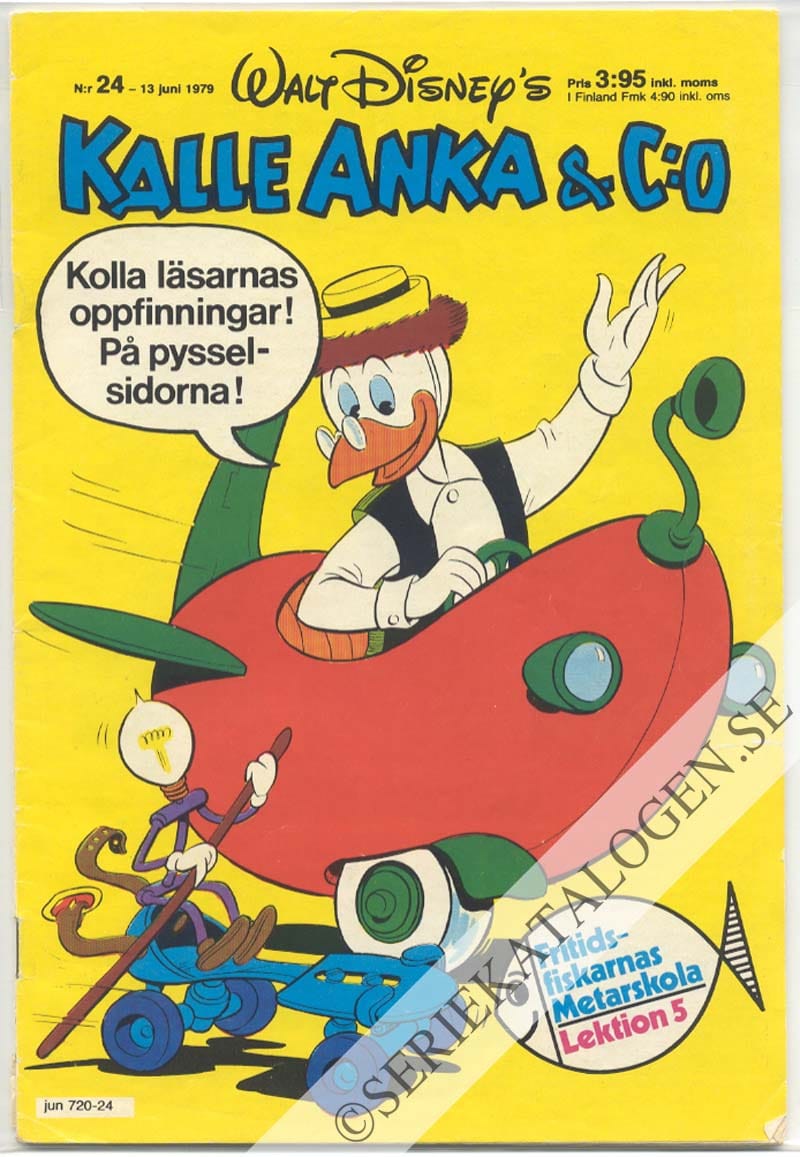 Framsida på Kalle Anka & C:o #24 (1979)