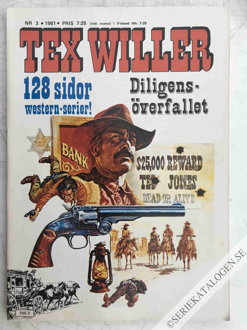 Framsida på Tex Willer #3 (1981)