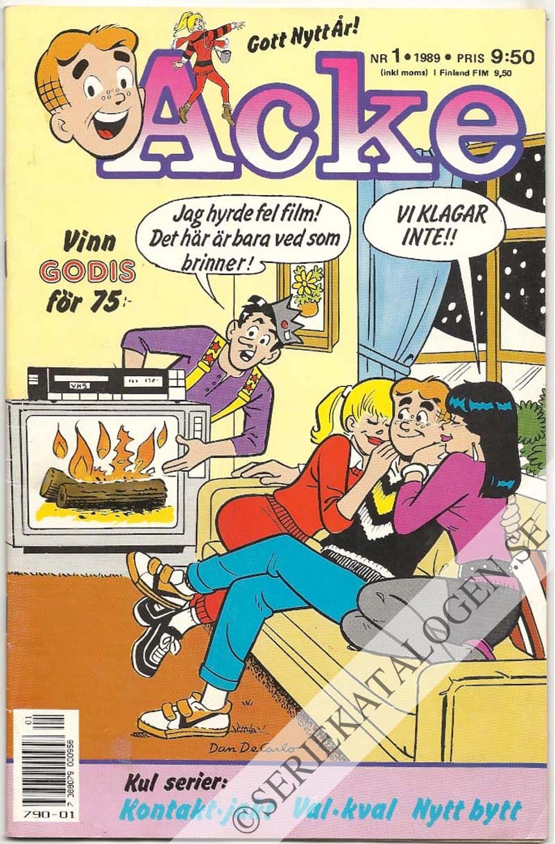 Framsida på Acke #1 (1989)