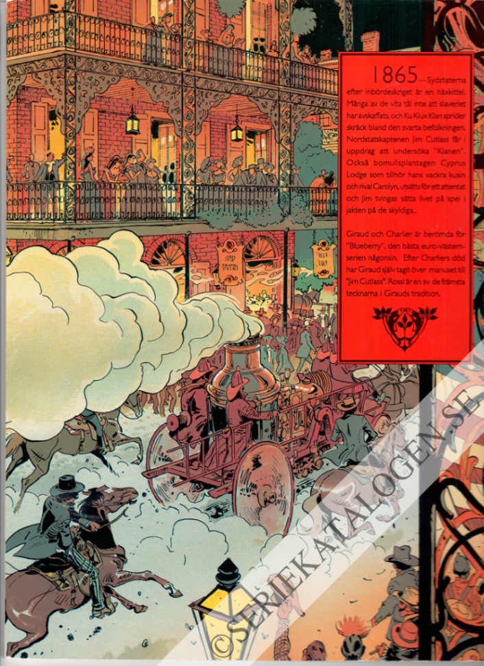 Baksida på Mannen från New Orleans (1992)