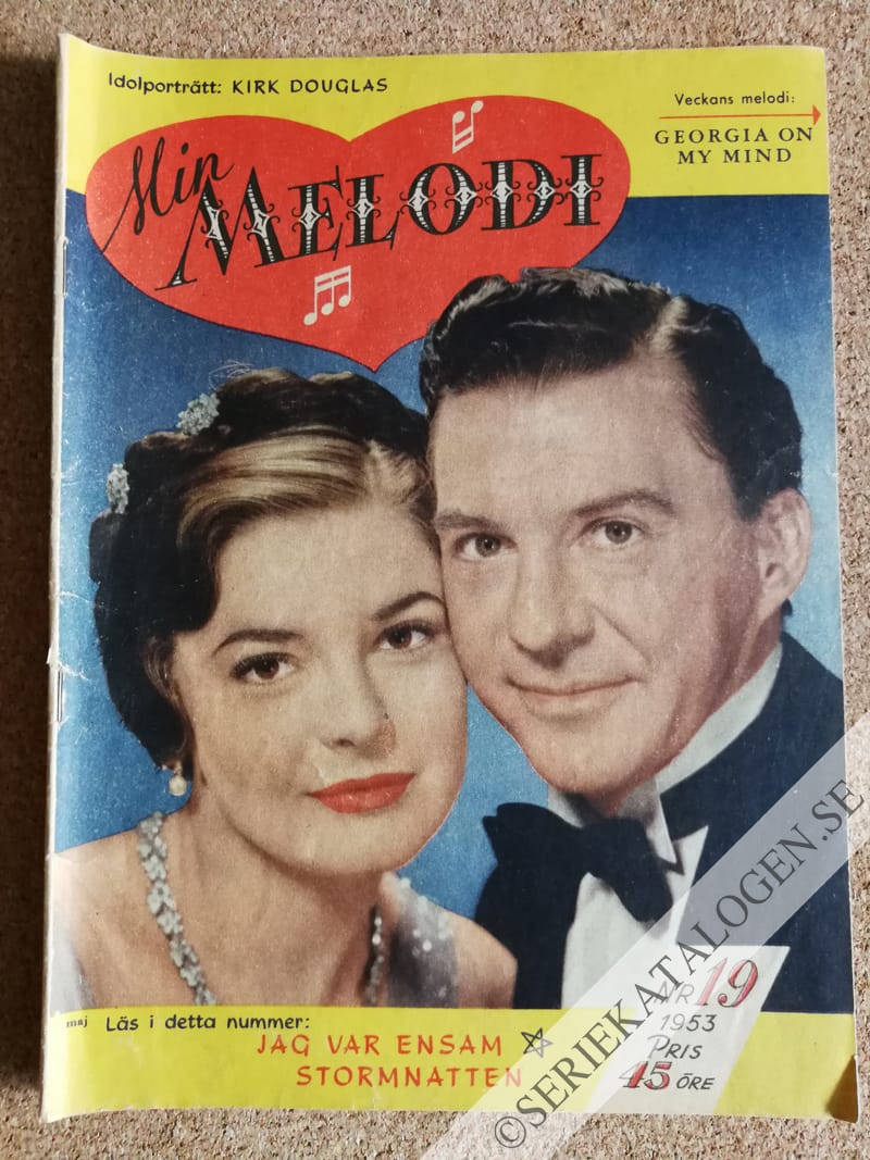 Framsida på Min melodi #19 (1953)