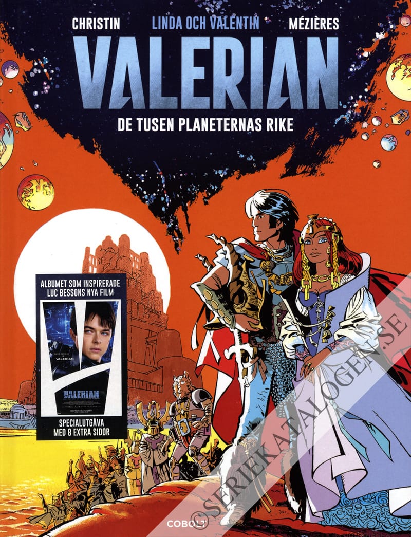 Framsida på Linda och Valentin - Valerian De tusen planeternas rike (2017)