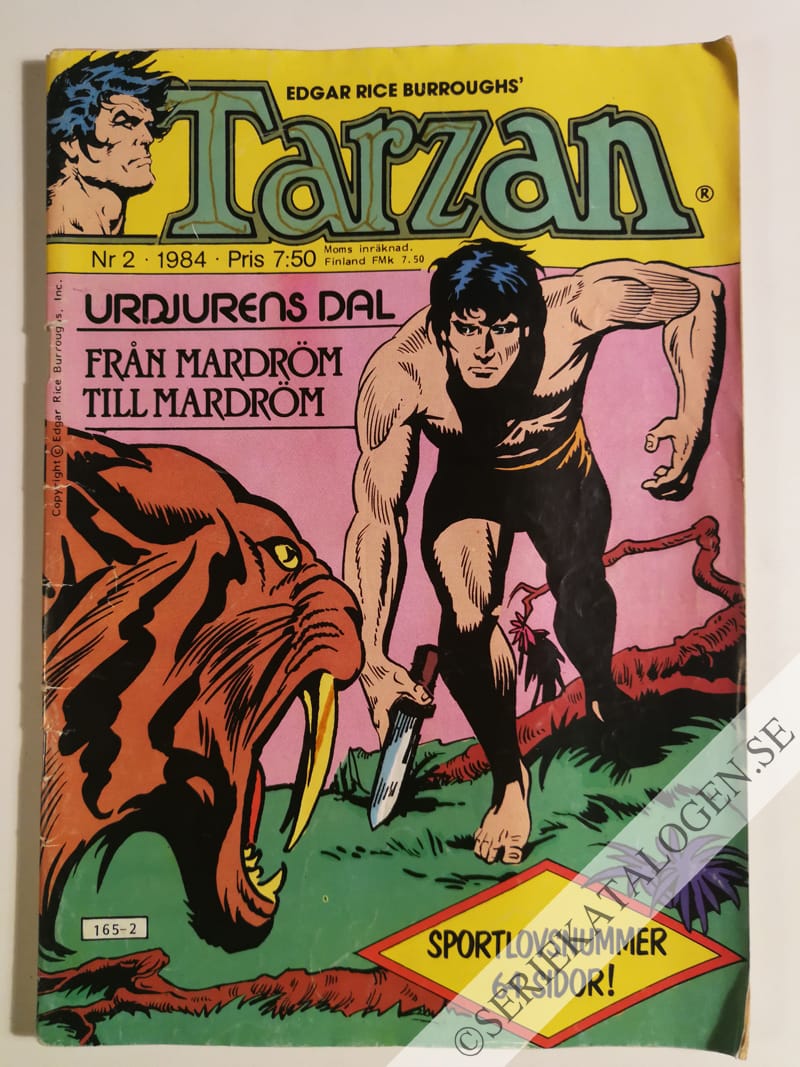 Framsida på Tarzan #2 (1984)