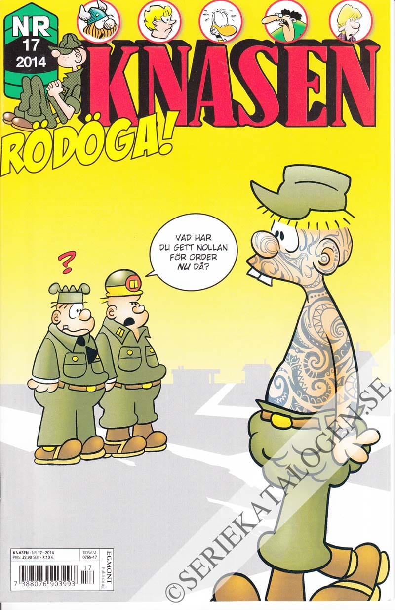 Framsida på Knasen #17 (2014)