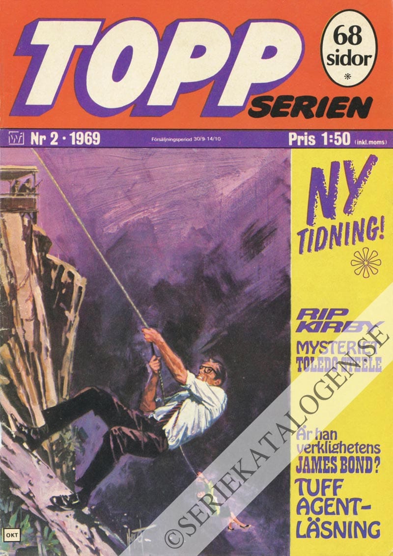 Framsida på Toppserien #2 (1969)