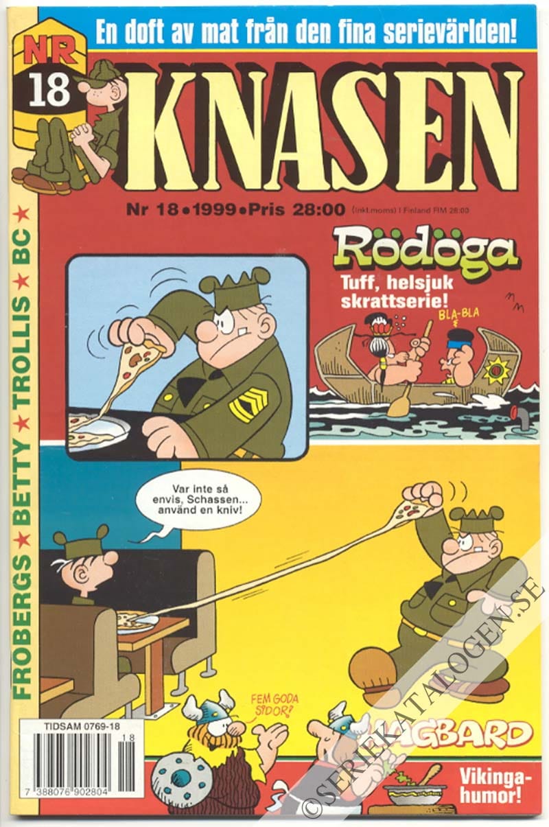 Framsida på Knasen #18 (1999)
