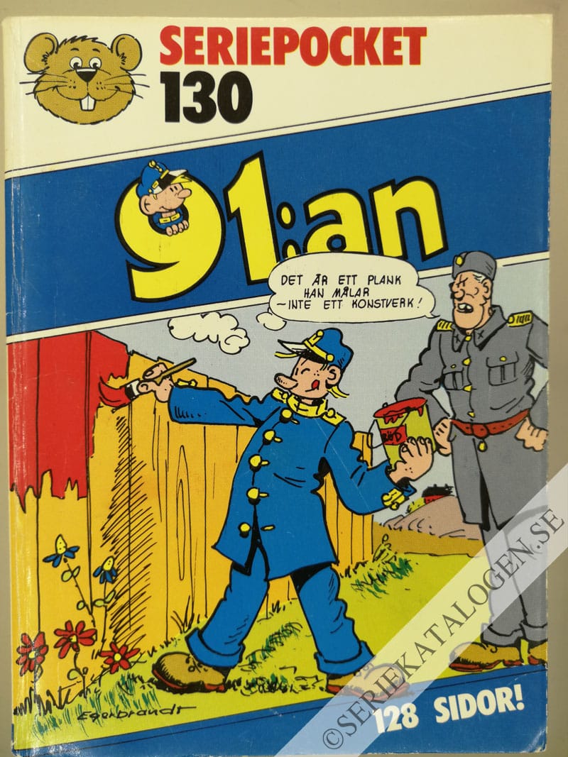 Framsida på Seriepocket #130 - 91:an (1983)