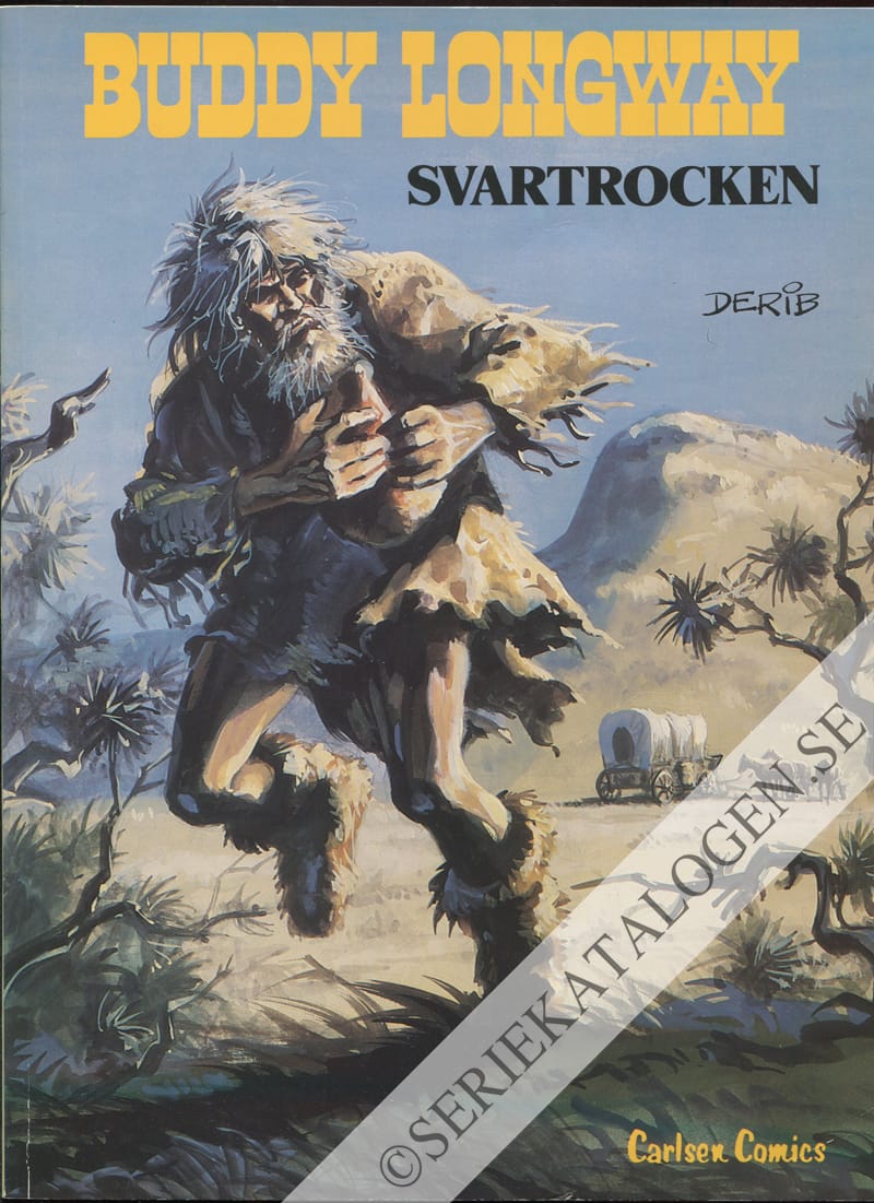 Framsida på Buddy Longways äventyr Svartrocken (1986)