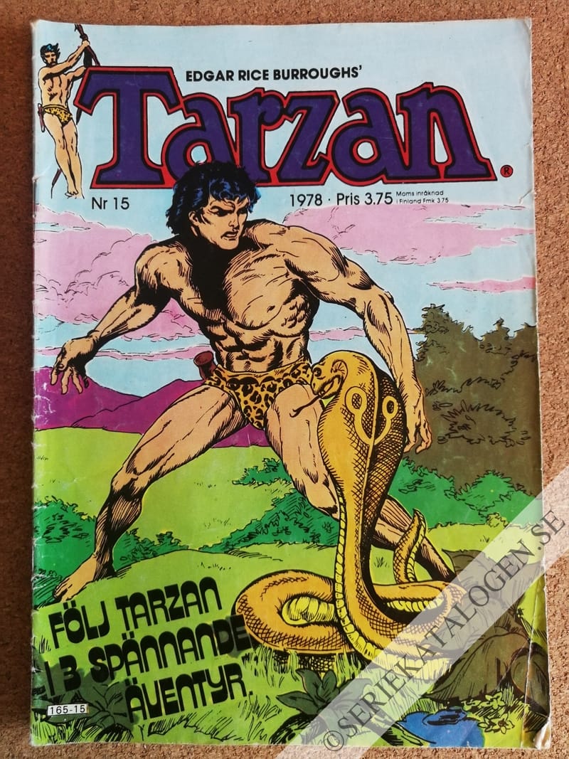 Framsida på Tarzan #15 (1978)