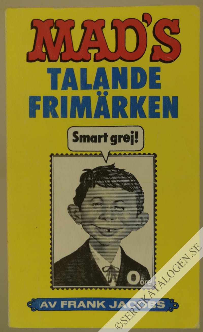 Framsida på MAD-pocket MAD's talande frimärken (1975)