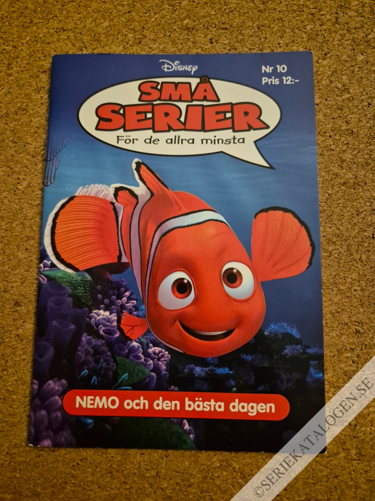 Framsida på Små serier #10 - NEMO och den bästa dagen (2004)