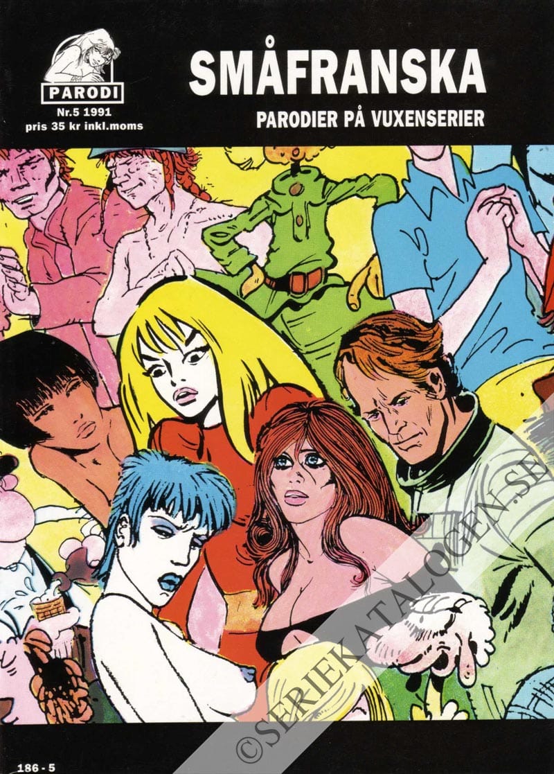 Framsida på Parodi Småfranska (1991)