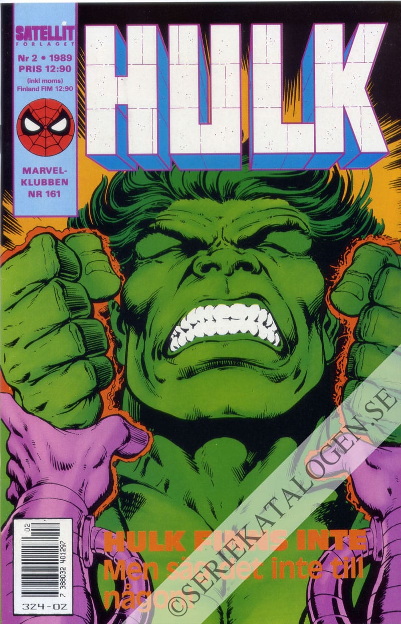 Framsida på Hulk #2 (1989)