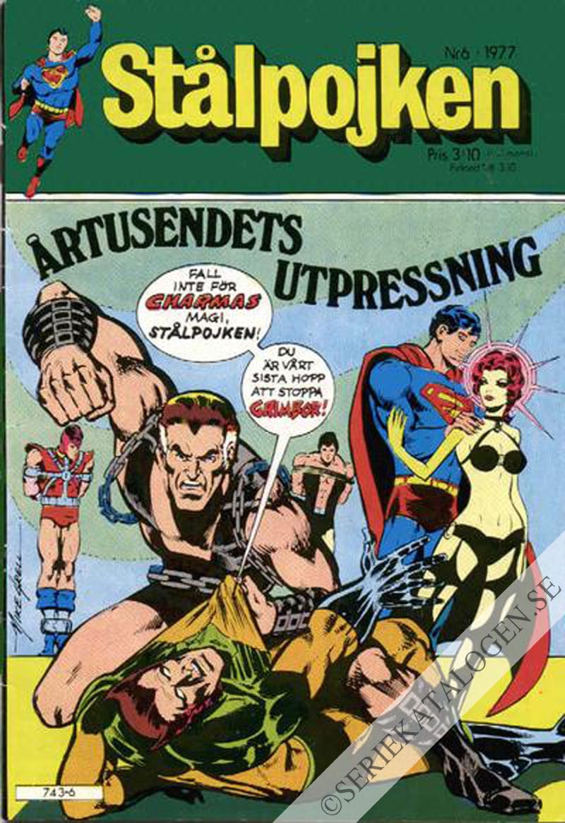 Framsida på Stålpojken #6 (1977)