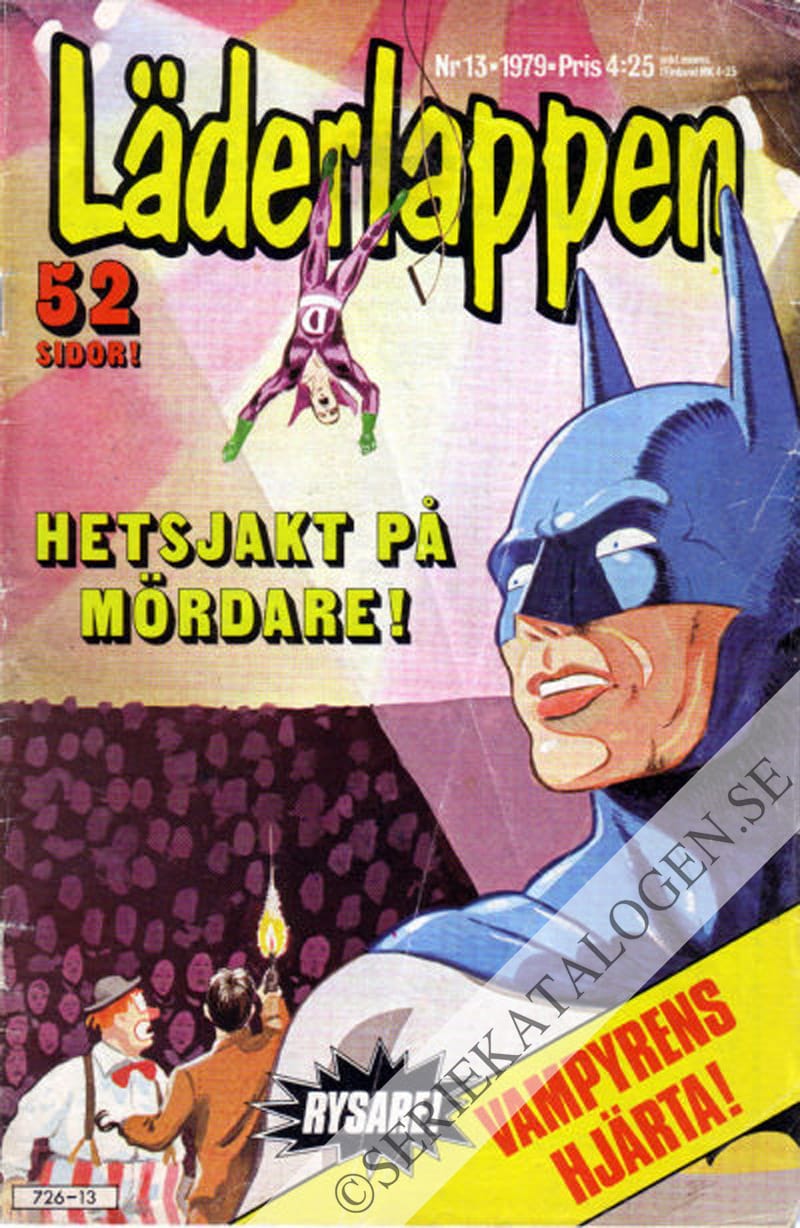 Framsida på Läderlappen och Robin #13 (1979)