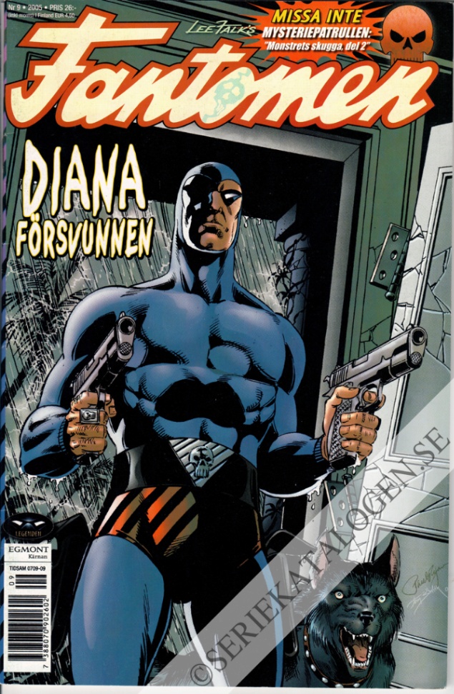 Framsida på Fantomen #9 (2005)