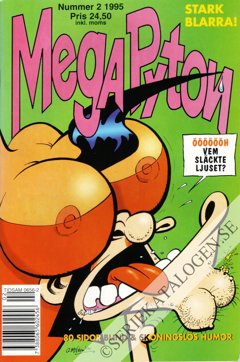 Framsida på MegaPyton #2 (1995)