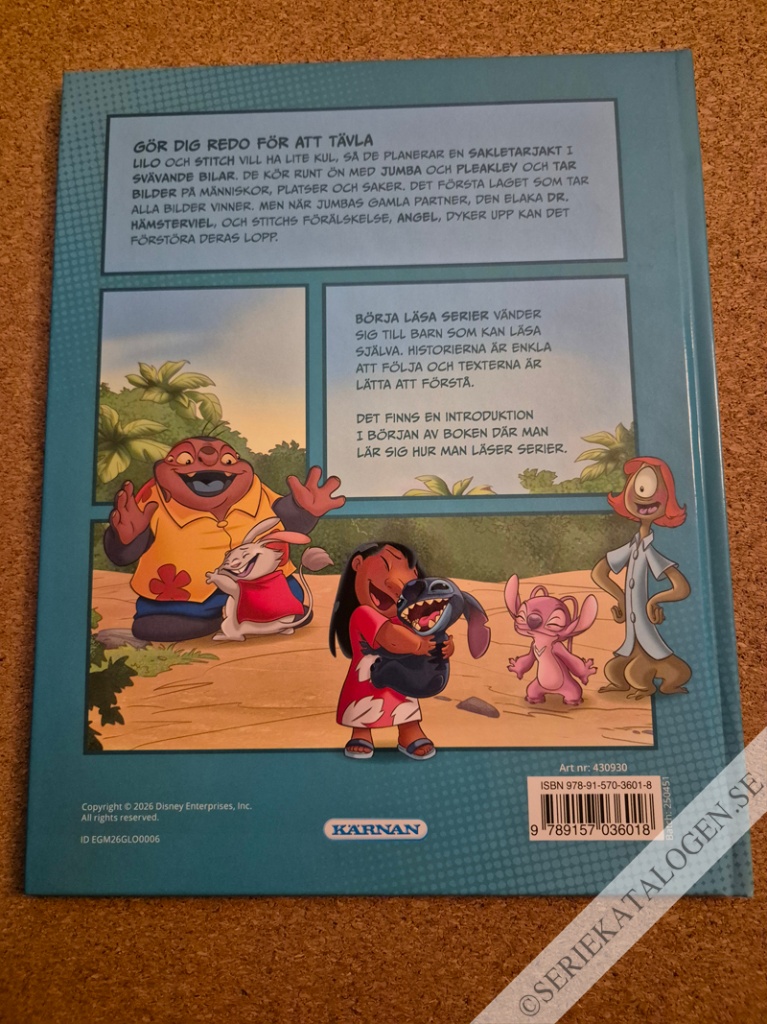 Baksida på Stitch - Den stora sakletarjakten (2026)