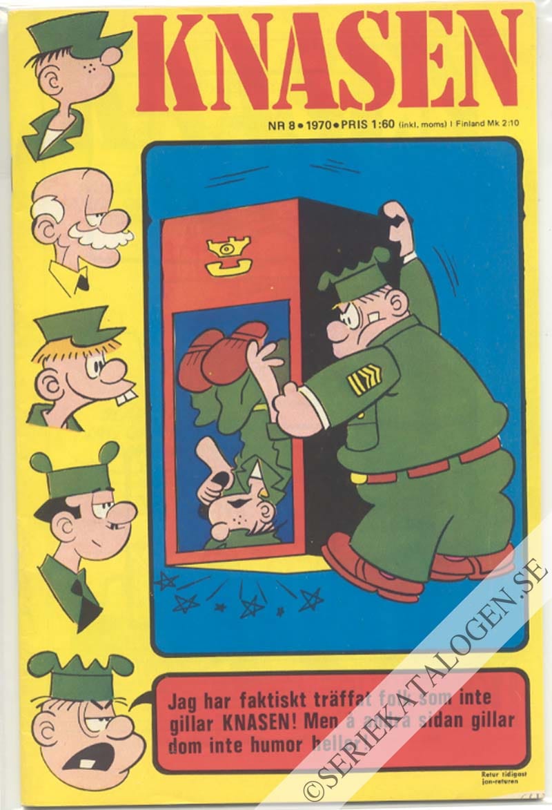 Framsida på Knasen #8 (1970)