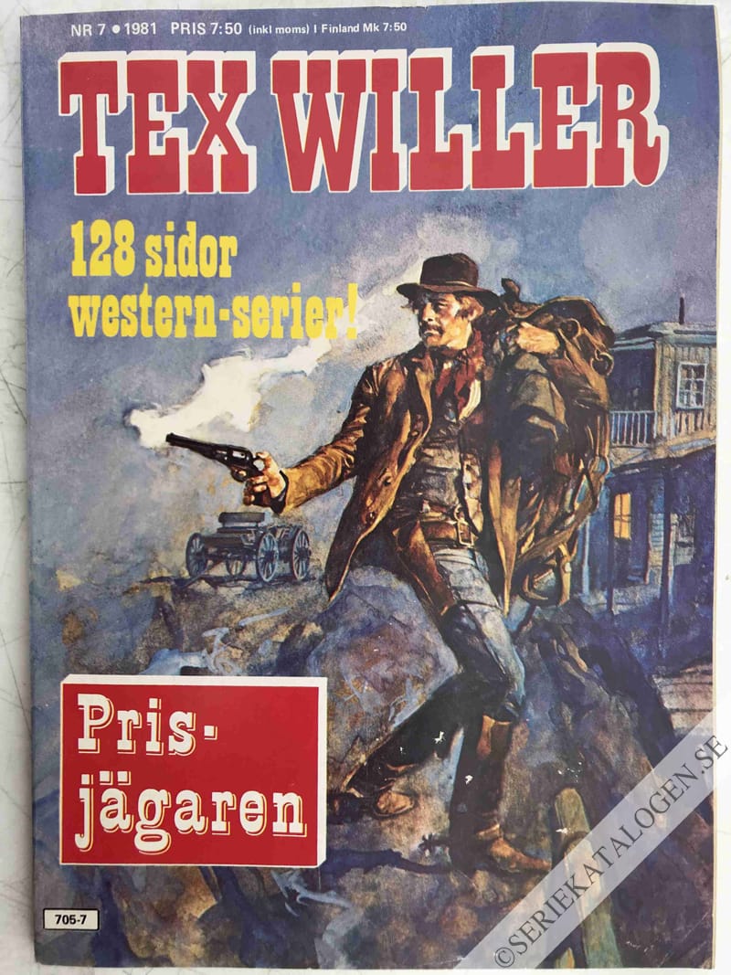 Framsida på Tex Willer #7 (1981)