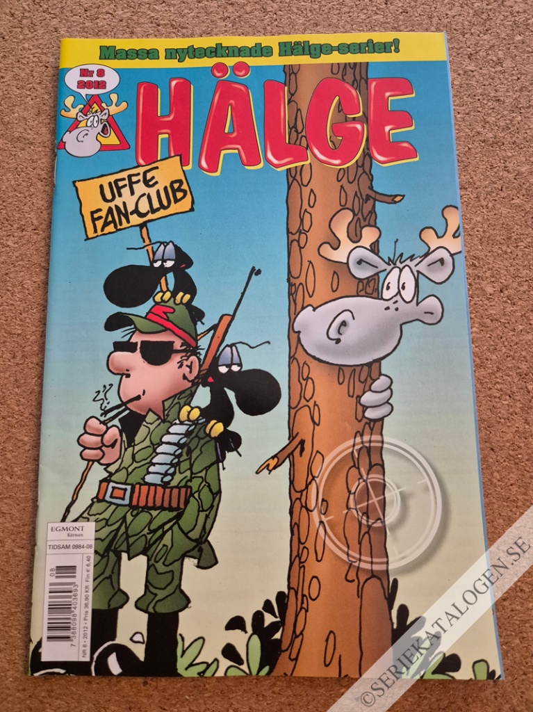 Framsida på Hälge #8 (2012)