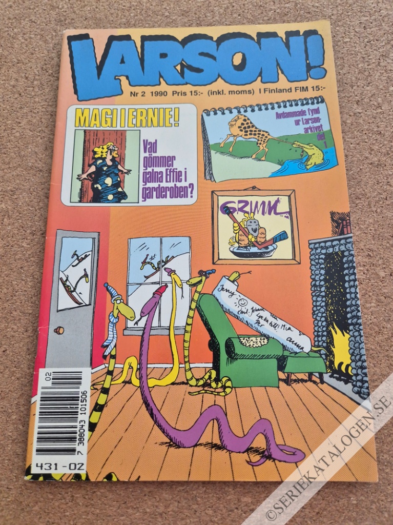 Framsida på Larson! #2 (1990)