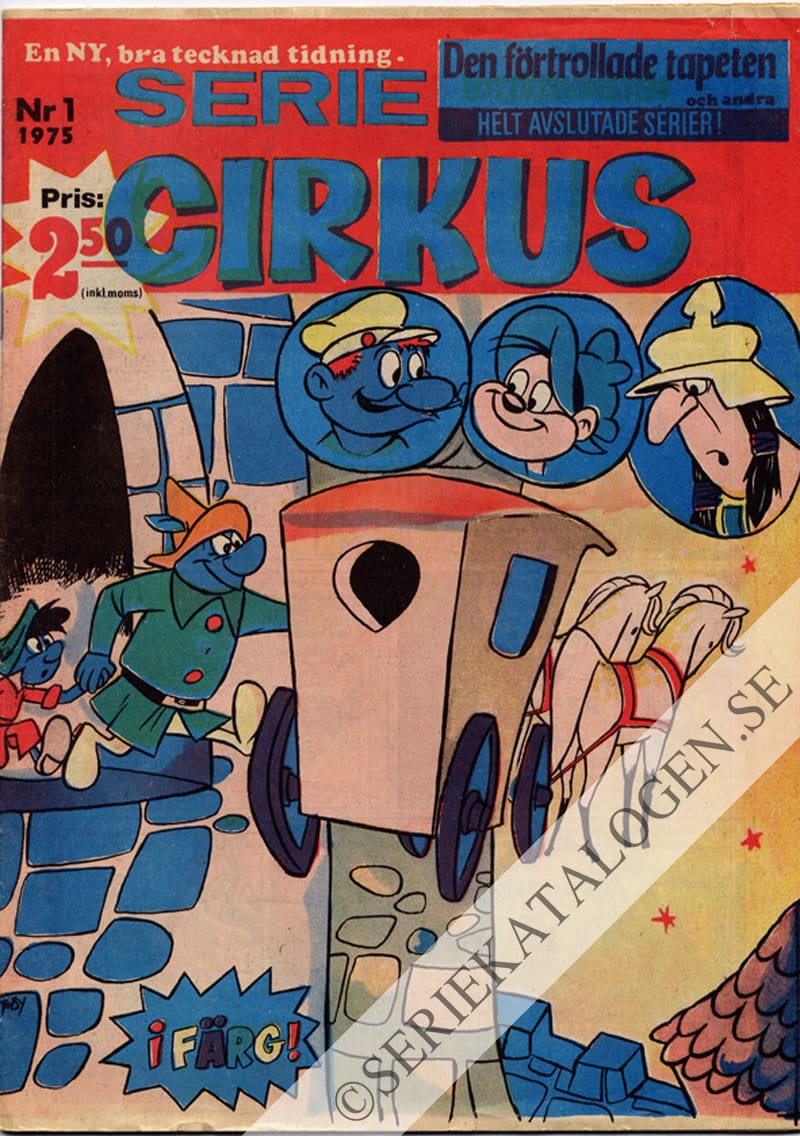 Framsida på Seriecirkus #1 (1975)