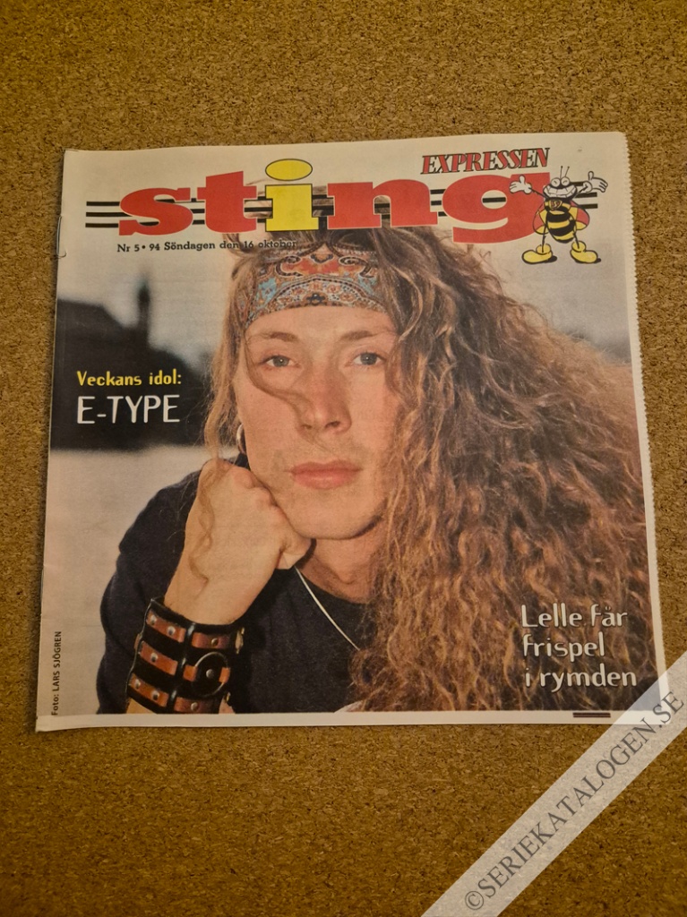 Framsida på Sting-Expressen #5 (1994)