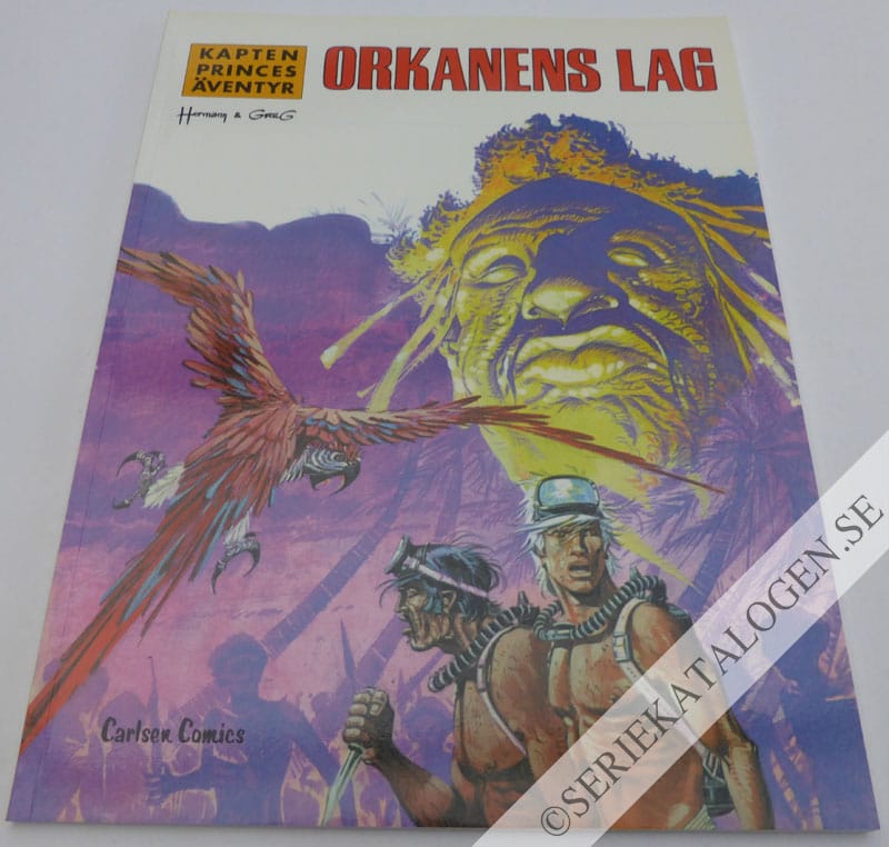 Framsida på Kapten Princes äventyr Orkanens lag (1979)