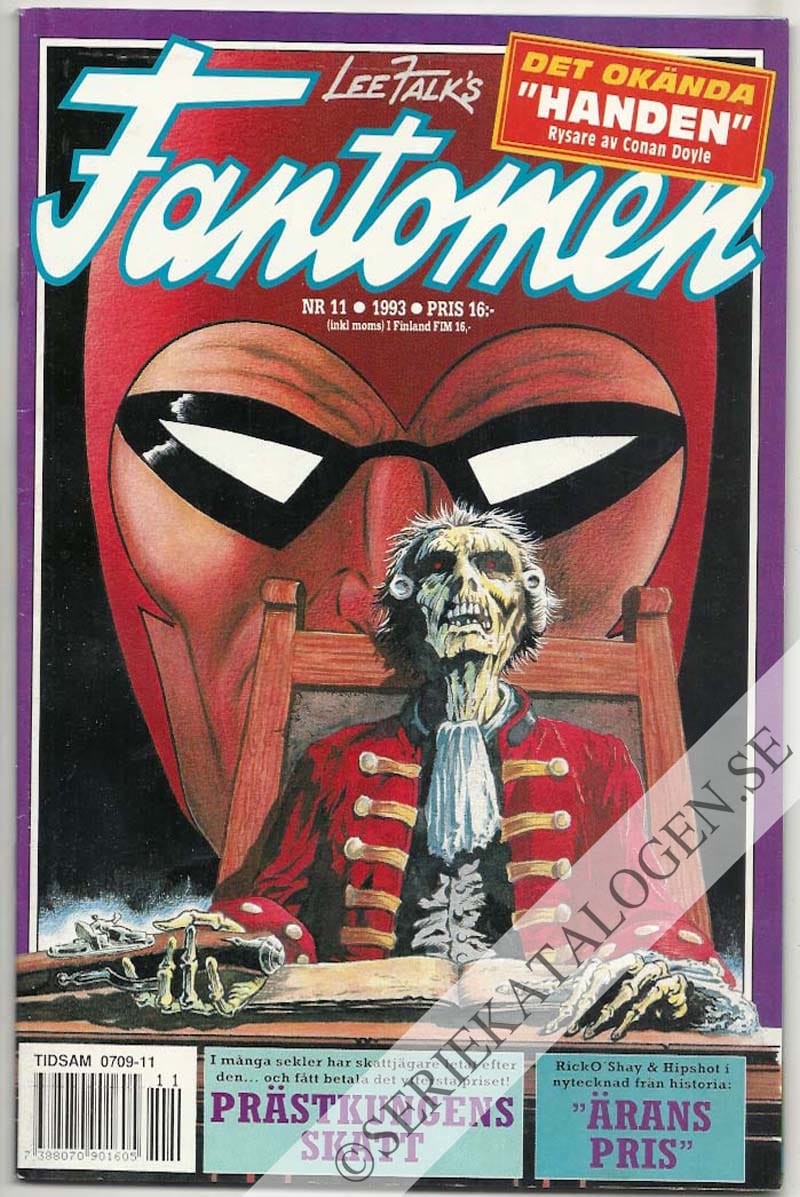 Framsida på Fantomen #11 (1993)