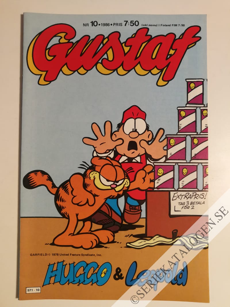 Framsida på Gustaf #10 (1986)