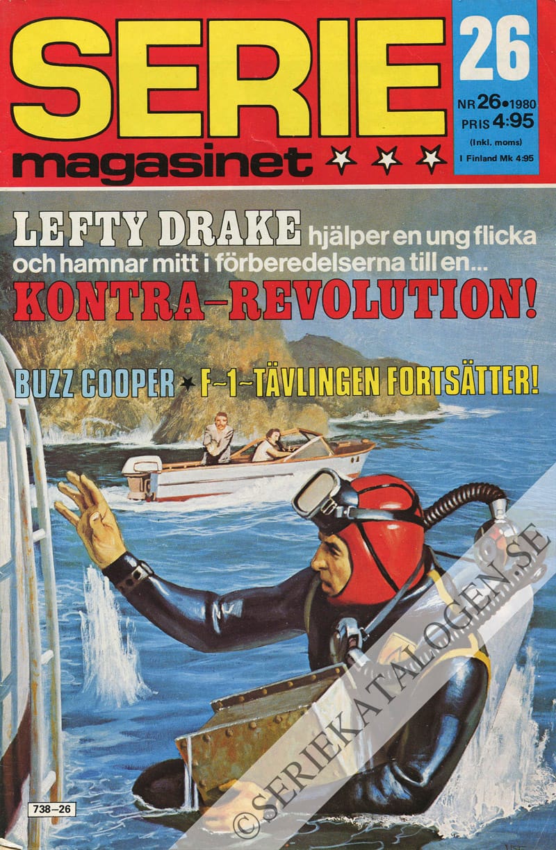 Framsida på Seriemagasinet #26 (1980)