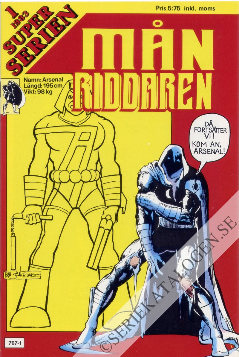 Framsida på Superserien #1 (1983)